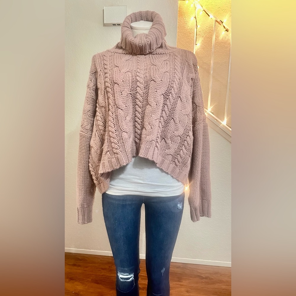 Love Tree Thick Crop Top Sweater
